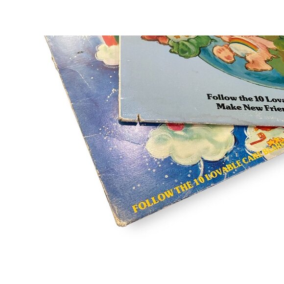 The Care Bears Adventures In Care-A-Lot Records & Off To See The World Vinyl Lp - Picture 3 of 5